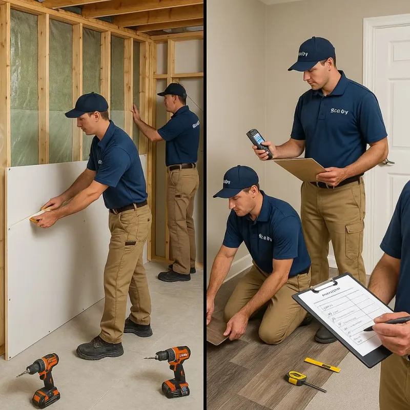 Repairs and Reconstruction process in Coldstream, KY